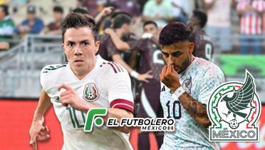 Sebastían Córdova porta el 10 en el Tri que Vegas dejó vacante (Foto: Excélsior y ESPN)