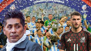Selección de Argentina levanta el trofeo de la Copa América (Fuente: La Nación) 