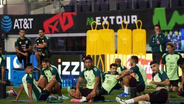 Selección Mexicana en un entrenamiento (Foto: @miseleccionmx)