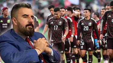 Selección Mexicana tras la derrota ante Uruguay en un cotejo amistoso