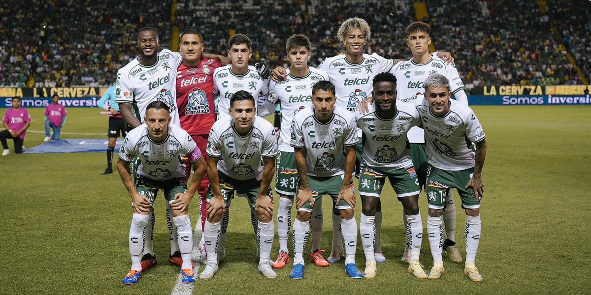 Titulares de León FC para el partido de Jornada 11 del Apertura. | Foto: X oficial de Club León