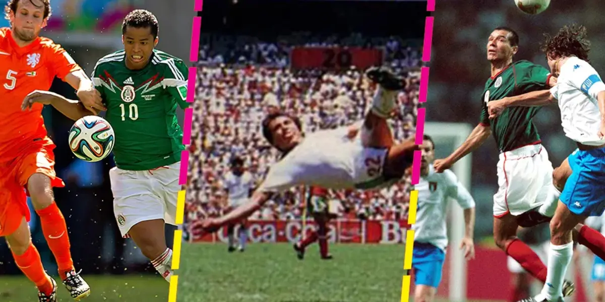 Tres goles marcados en los mundiales, por la selección mexicana / Sopitas 