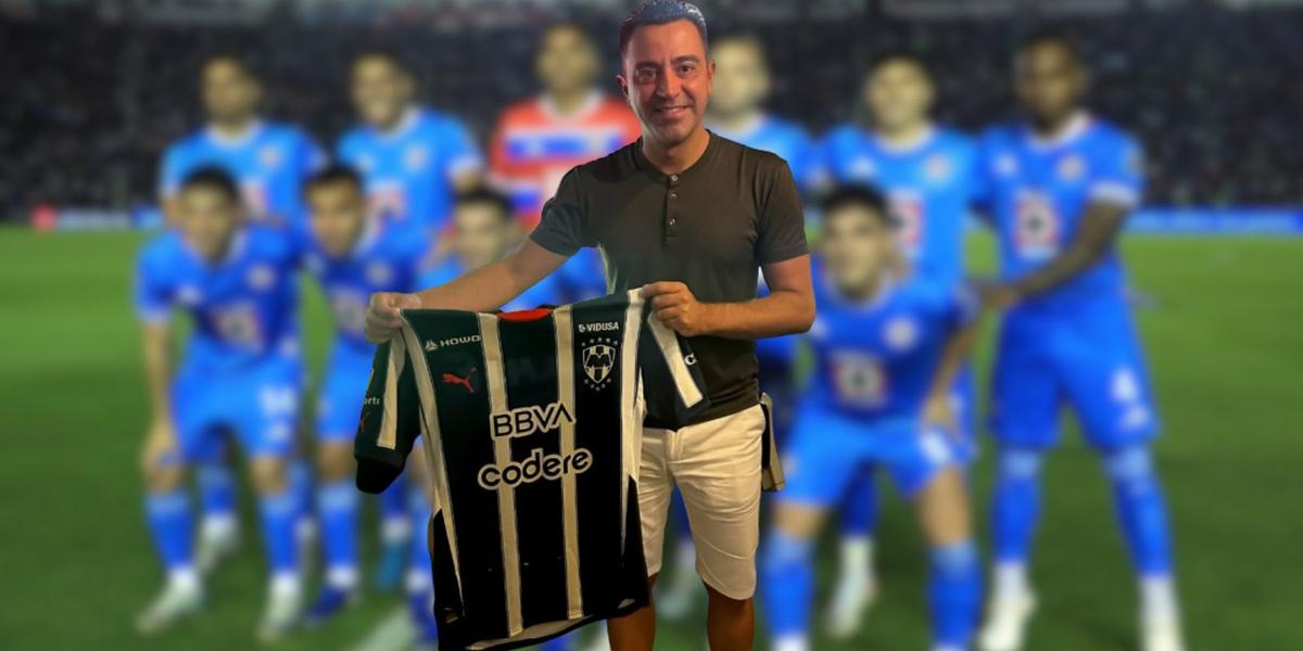 Xavi Hernández se fotografió con la playera de Rayados, pero el mexicano que elogió juega en Cruz Azul