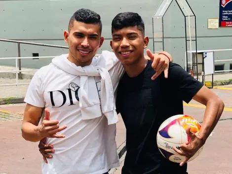 Zadiel Pineda y Orbelín Pineda (Foto: Inatagram)