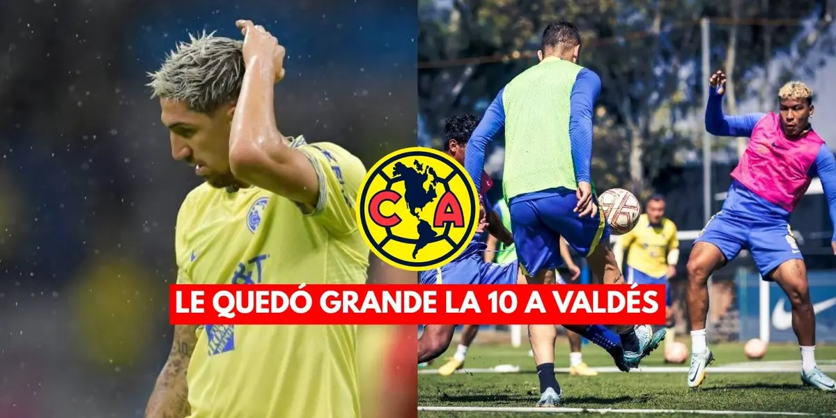 A Diego Valdés le queda grande la número 10 del América y en Coapa ya hay quien tome su lugar.