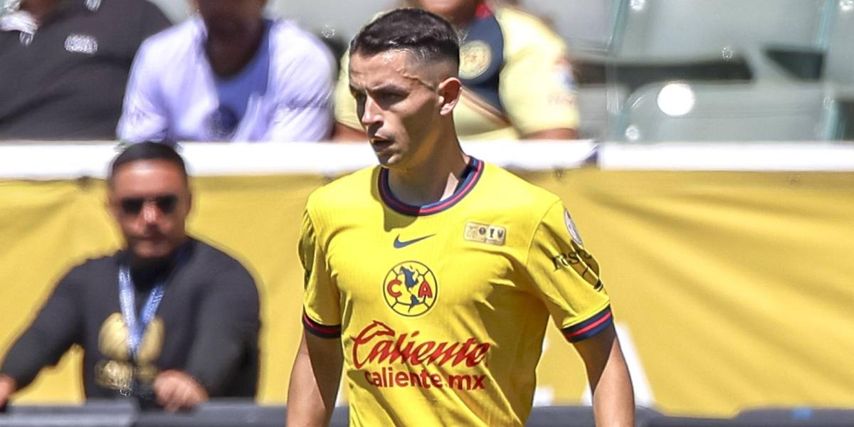 Álvaro Fidalgo con el Club América (Foto: GettyImages)