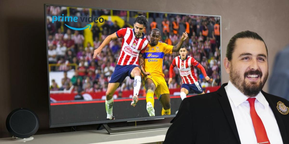 Amaury con un partido de Chivas por Amazon