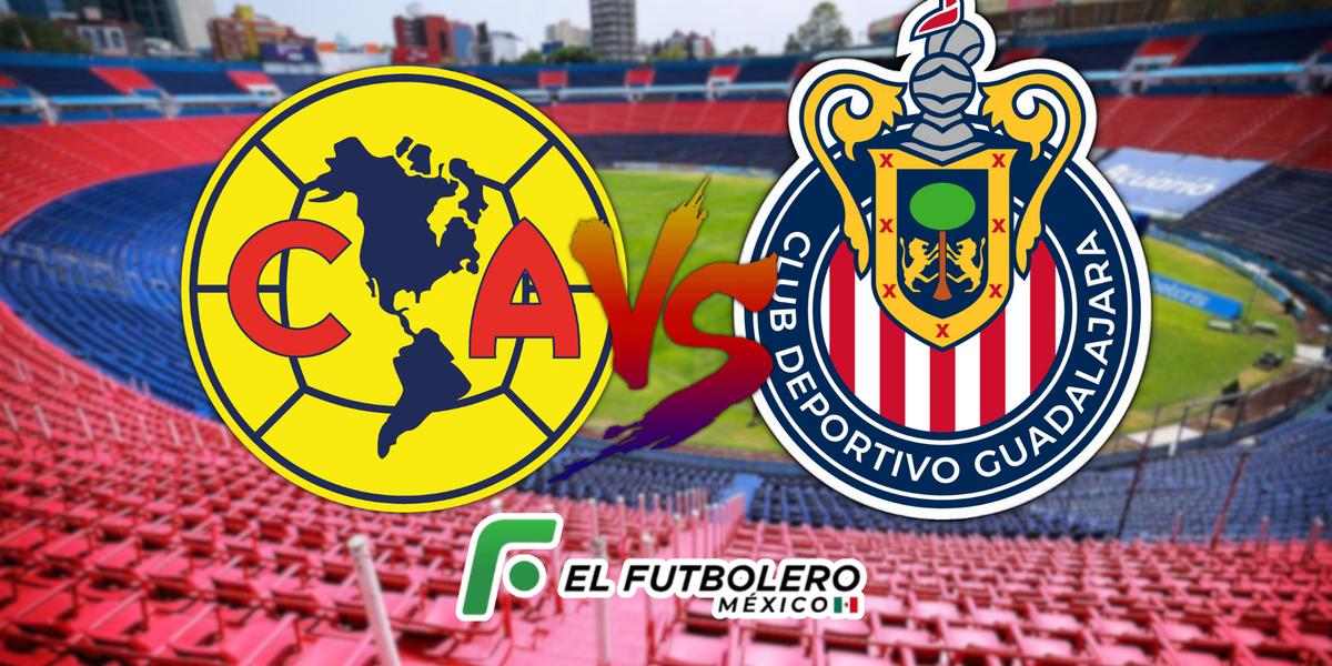 América y Chivas volverán a enfrentarse en la Jornada 7 de Liga MX. | Foto: PNGWing