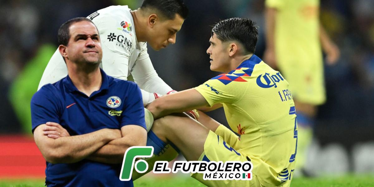 André Jardine tranquilizó a la afición del América tras la salida de Israel Reyes por lesión (Foto: Mexsport) 