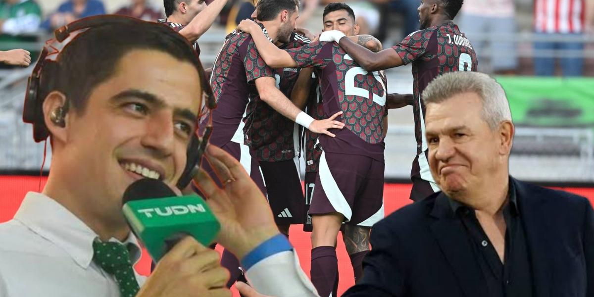 Andrés Vaca, Javier Aguirre y al fondo la Selección Mexicana (Foto: GettyImages)