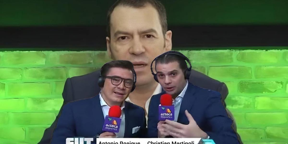 Antonio Rosique, Christian Martinoli y André Marín (Foto: Especial)