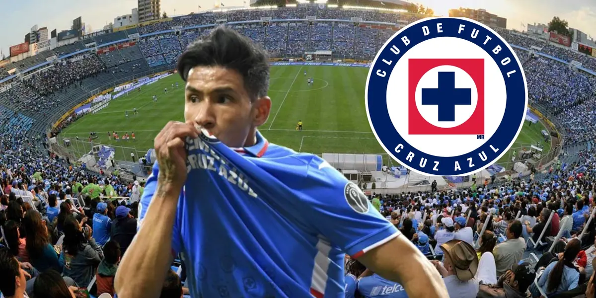 Antuna besando el escudo de Cruz Azul/La Máquina Celeste