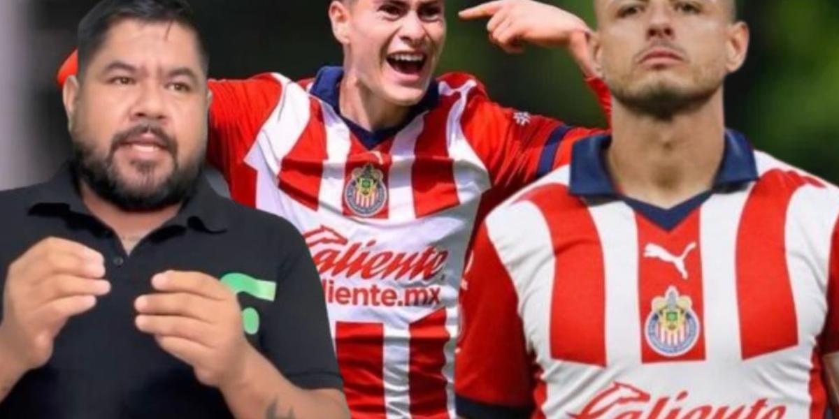 Armando González festeja gol en Verde Valle, con las inferiores de Chivas (Fuente: Chivas) 