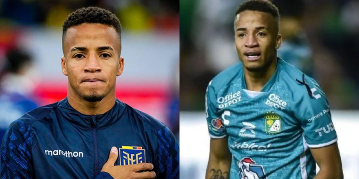 Byron Castillo en partido con Ecuador y con León (Fuente: Imago y FEF) 