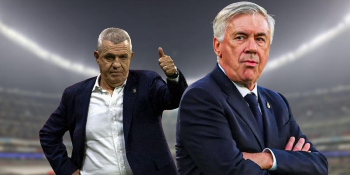 Carlo Ancelotti y Javier Aguirre / Foto: Luis Estrello / urgente24