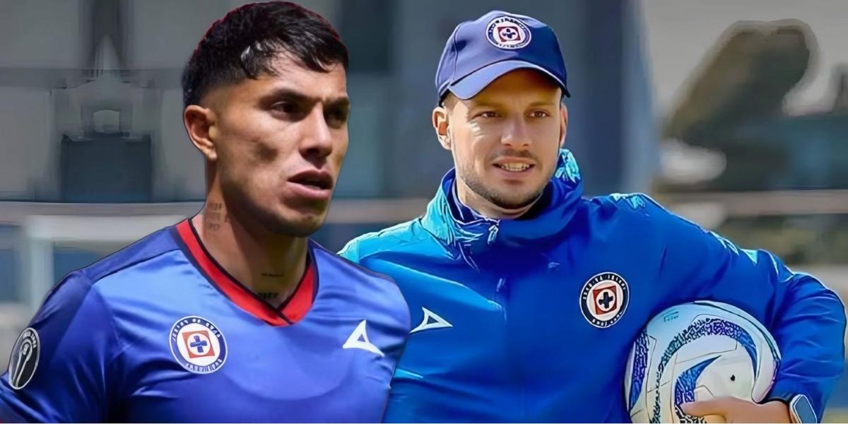 Carlos Salcedo y Martín Anselmi en Cruz Azul (Foto: Imago7)