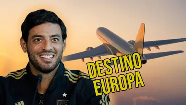 Carlos Vela durante conferencia de prensa de LAFC