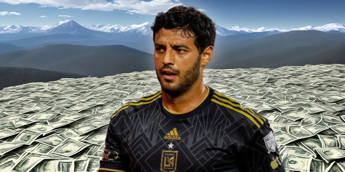 Carlos Vela durante un cotejo con Los Angeles FC en la MLS