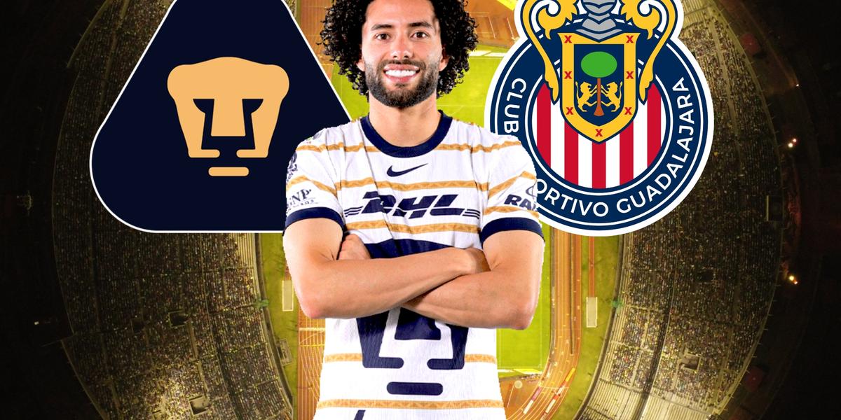 César Huerta con Pumas / Foto: Luis Estrello