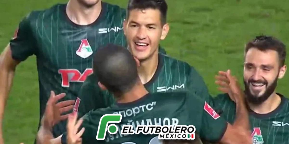 (VIDEO) César Montes anota en debut con el Lokomotiv en Liga Premer Rusia, disparo al ángulo y la alegría de los rusos