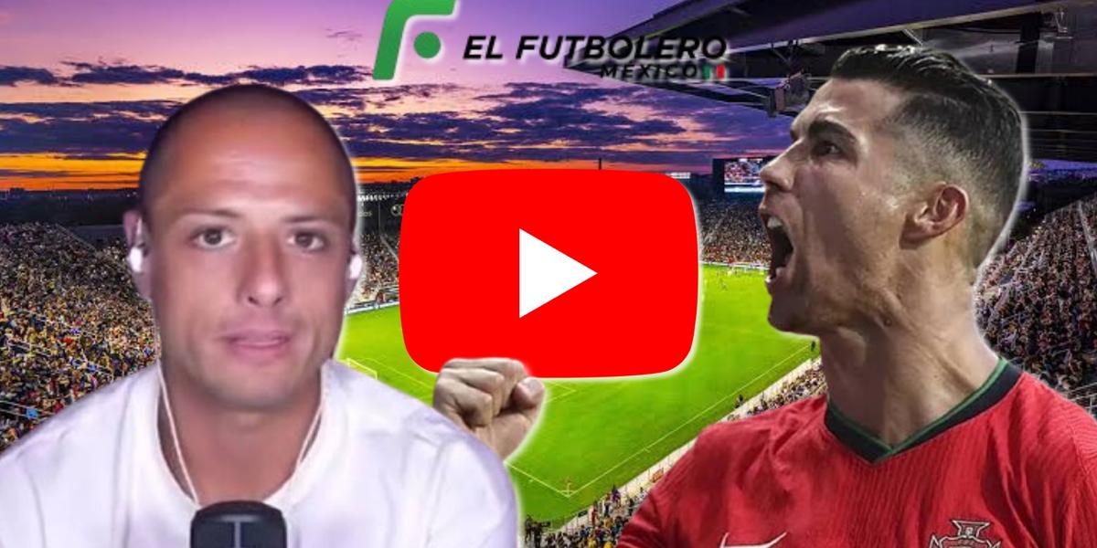 Mientras Chicharito lleva 620 mil seguidores, los sorprendentes números de Cristiano Ronaldo en Youtube