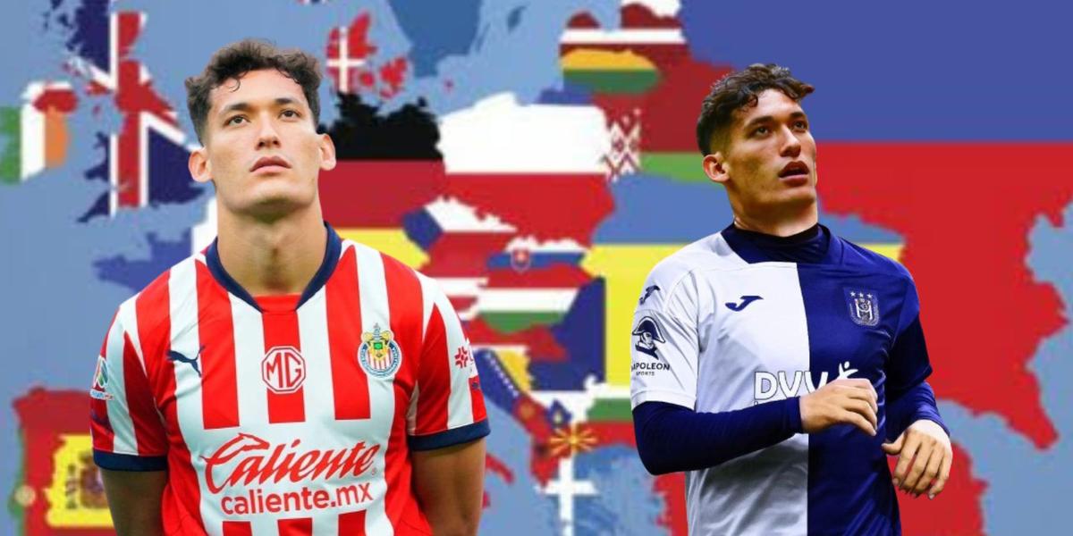 Chiquete con la de Chivas y con la de Anderlecht