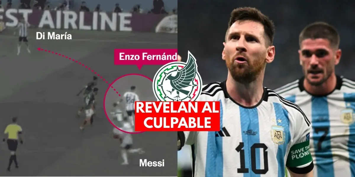 Conoce el jugador que erró en la jugada que terminó en el gol de Lio Messi