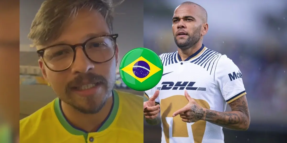 Conoce el nuevo apodo que le ponen los brasileños a Dani Alves al saber que juega en Pumas