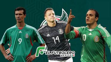 Conoce el ranking de los máximos goleadores en la historia de la Selección Mexicana (Foto: Mexsport) 