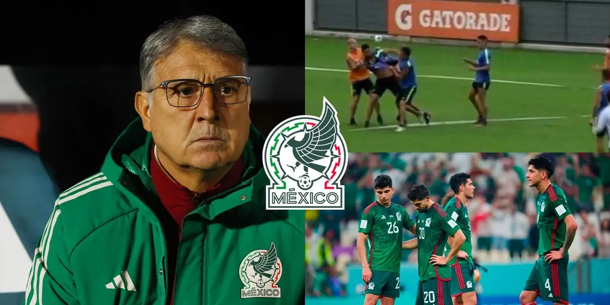 Conoce las imágenes inéditas de la pelea que hubo en el Tri y que Gerardo Martino no supo controlar