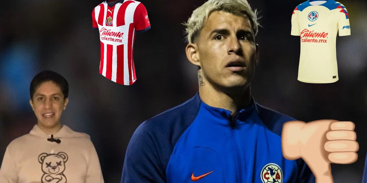 Cristian Calderón es uno de los pocos jugadores que han vestido los jersey's de Chivas y América.