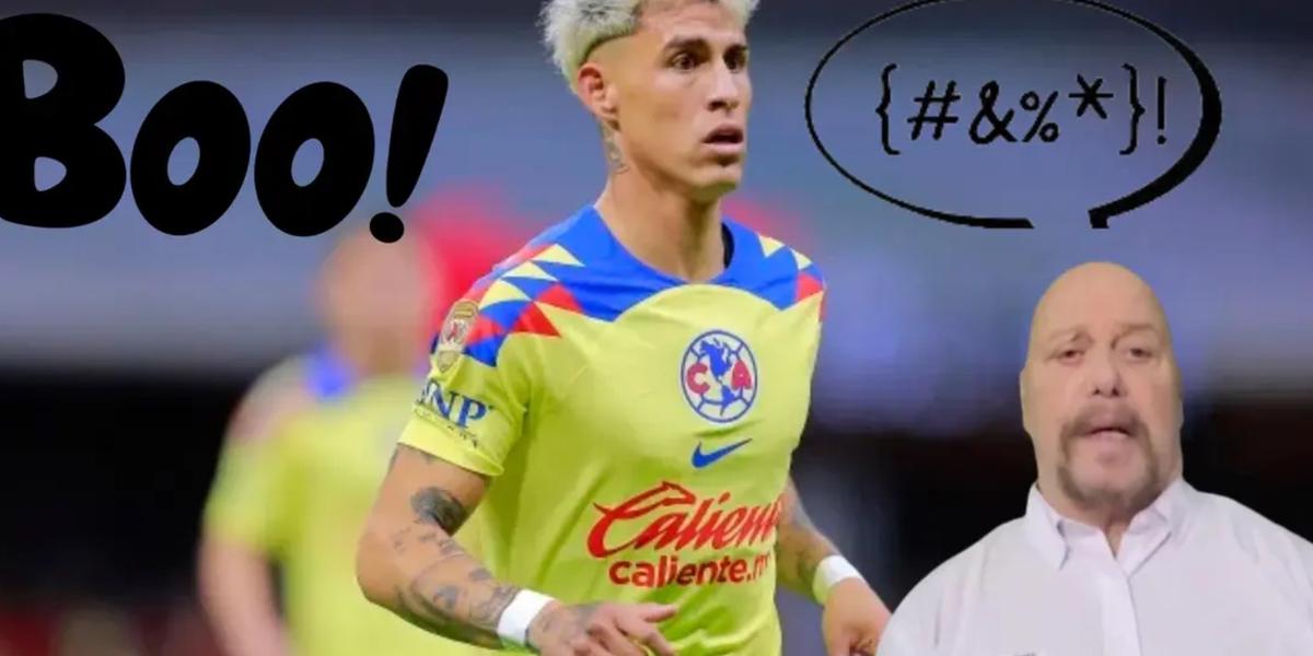 Cristian Calderón se fue abucheado por la afición americanista en el duelo ante Querétaro.