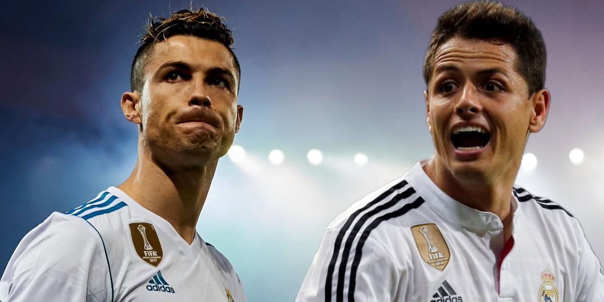 Cristiano Ronaldo y Javier Hernández en el Real Madrid (Foto: GettyImages)