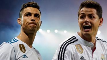 Cristiano Ronaldo y Javier Hernández en el Real Madrid (Foto: GettyImages)