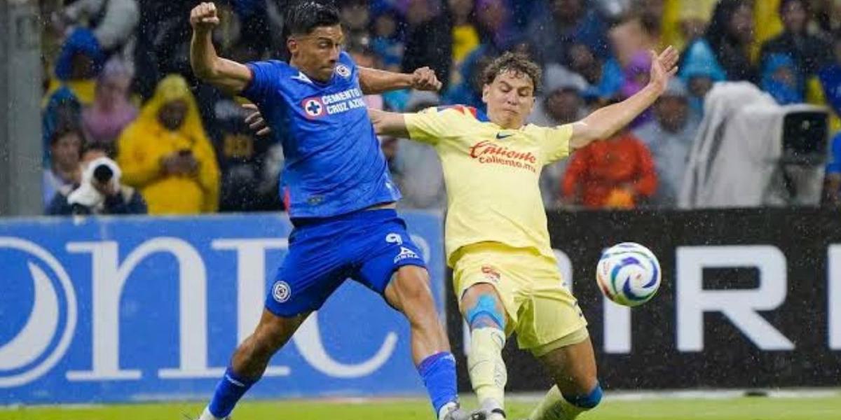 Cruz Azul contra América (foto: Mexsport) 