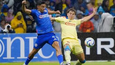 Cruz Azul contra América (foto: Mexsport) 