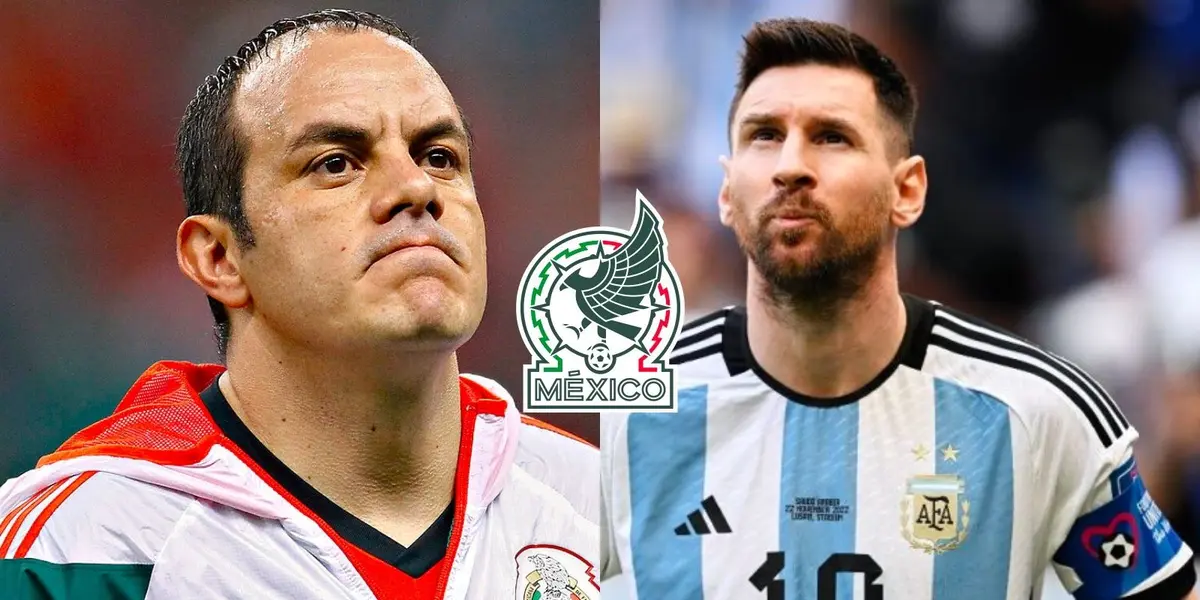 Cuauhtémoc Blanco dijo que México no le tendrá miedo a Messi, así reaccionó el 10 de Argentina