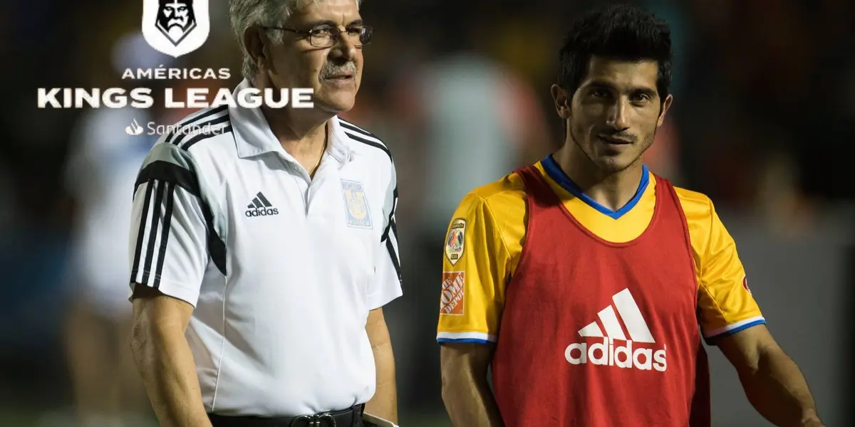 Damián Álvarez y Ricardo Ferretti en su etapa con Tigres 