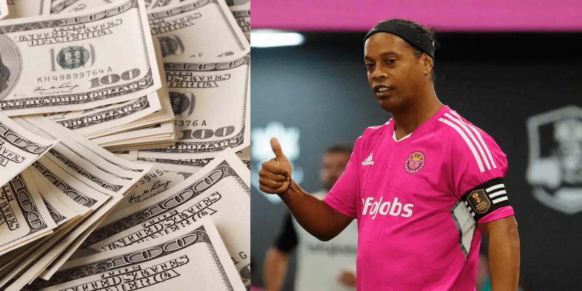 Cuánto cobra Ronaldinho por un partido de la Kings League? El
