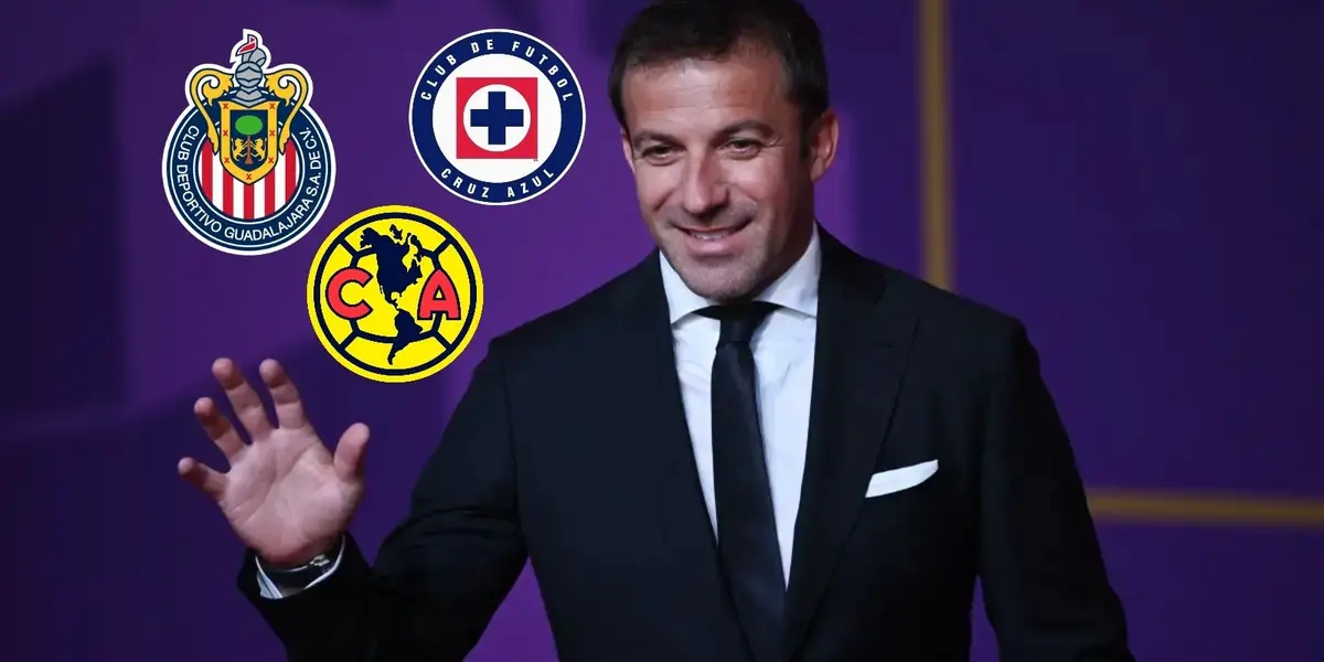 El ex jugador Alessandro del Piero reconoció tan solo a uno de los clubes de México como el más grande