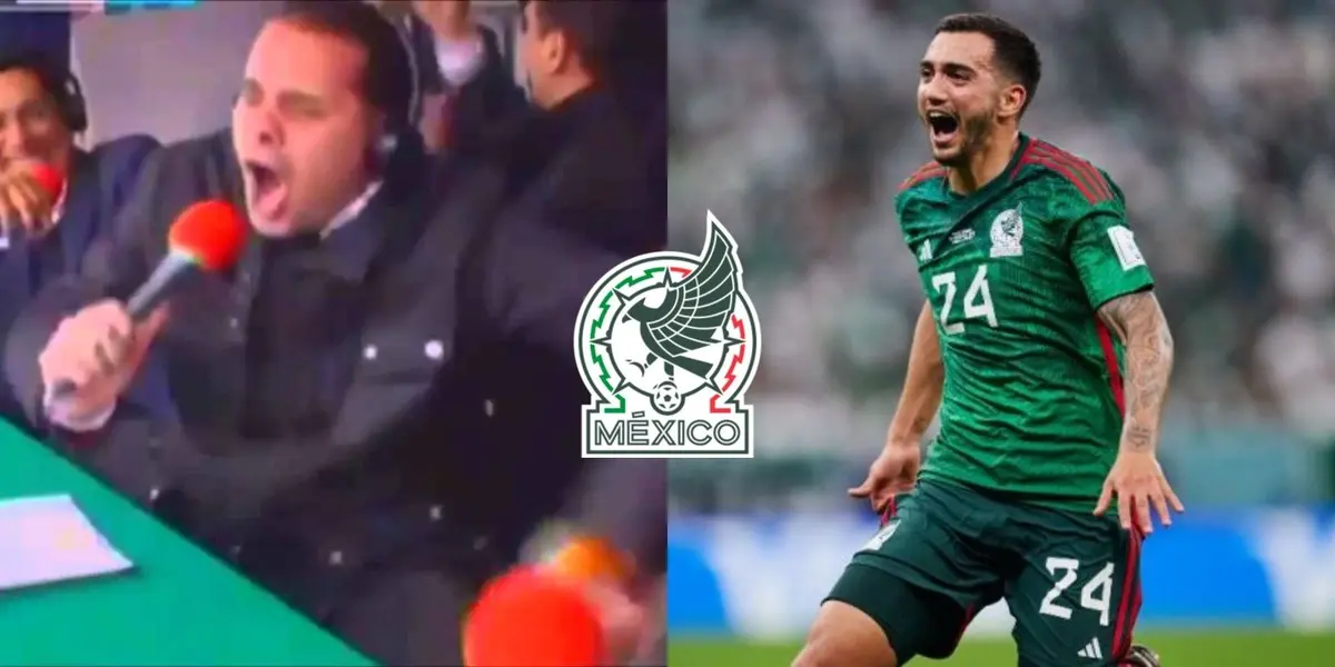 El famoso narrador de TV Azteca ya bautizó al mejor jugador del Tri en Qatar