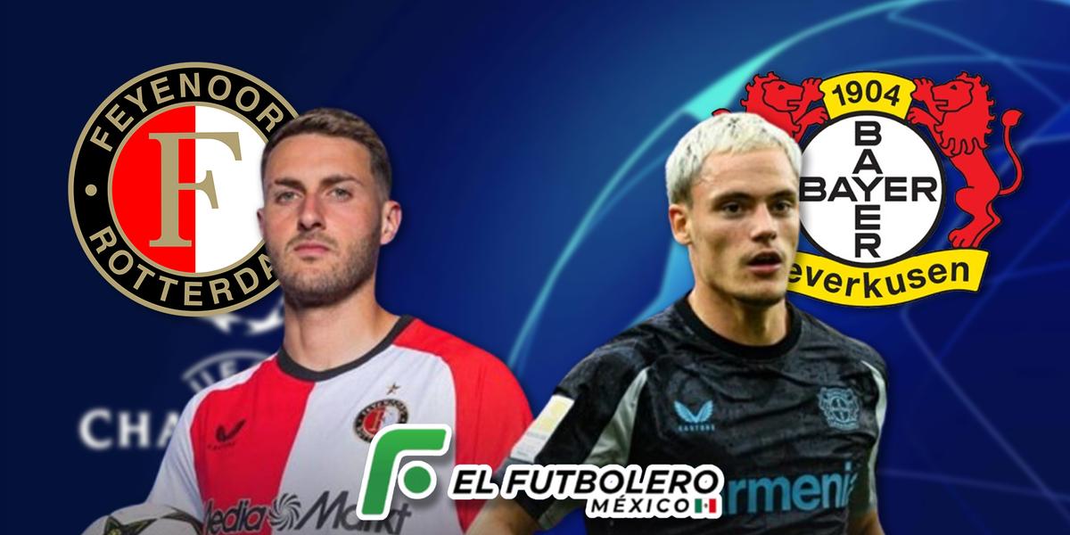 El Feyenoord y el Bayer Leverkusen debutan en la Champions League 2024 (Foto: Claro Sports)