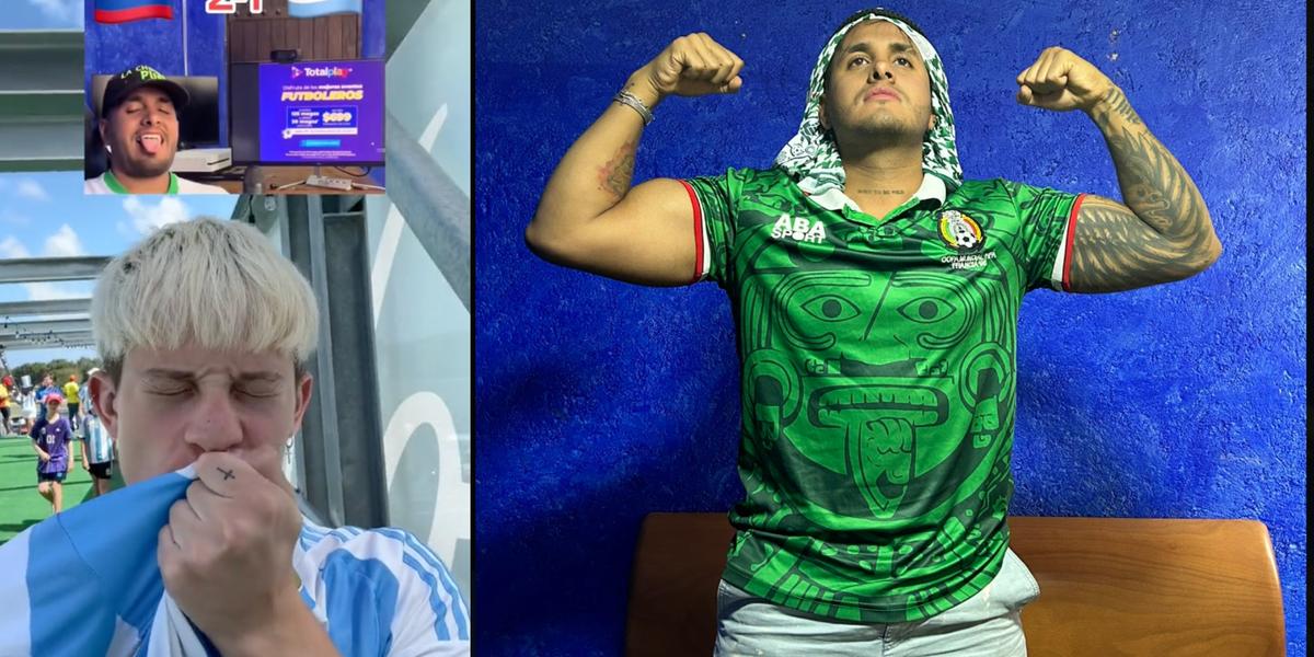 El influencer usó sus redes sociales, para agradecerle al mexicano, por irle a la selección de Colombia.