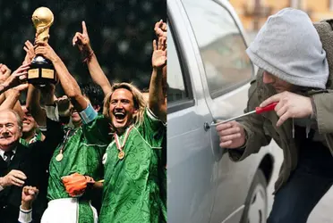 El jugador marcó uno de los goles con los que México le ganó a Brasil la final de la copa Confederaciones, ahora es acusado de robar un auto.