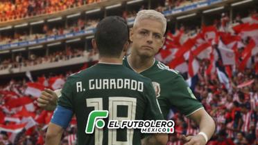 El reencuentro entre Guardado y Chicharito no fue como la afición esperaba (Foto: Periódico AM)