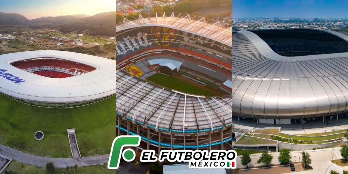 Los 10 estadios de fútbol más grandes y emblemáticos de México: del Azteca al BBVA