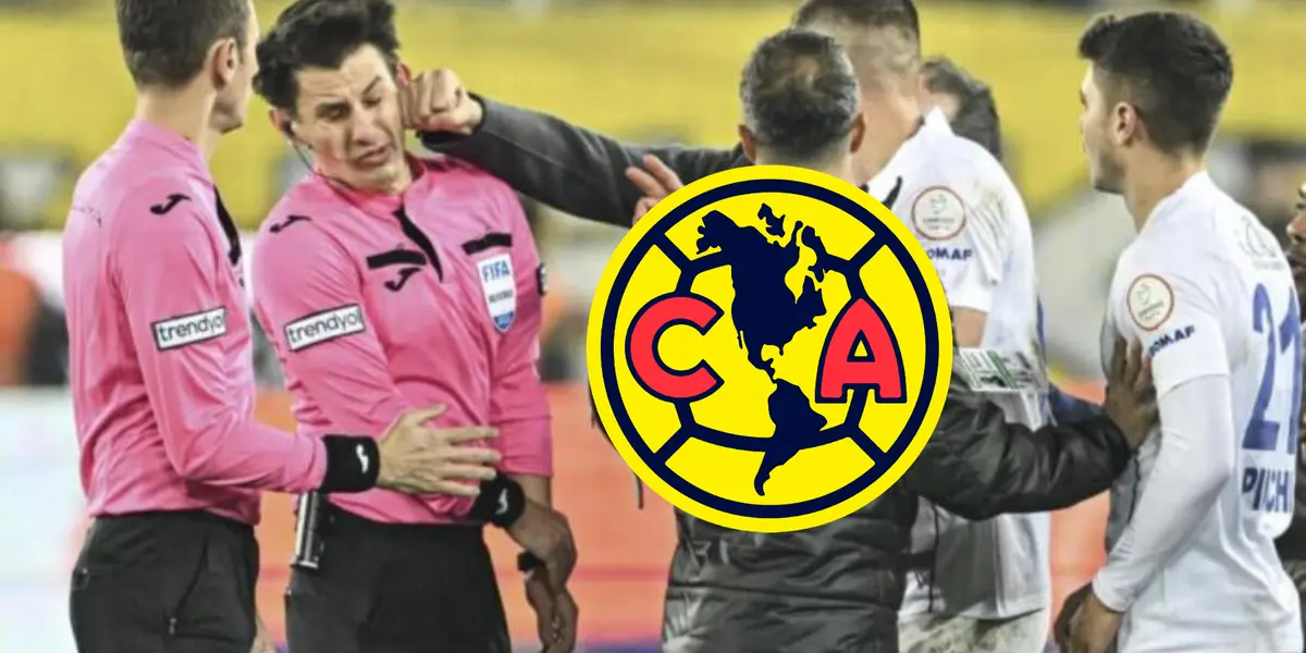 Ex DT del América casi se va a los golpes con un árbitro