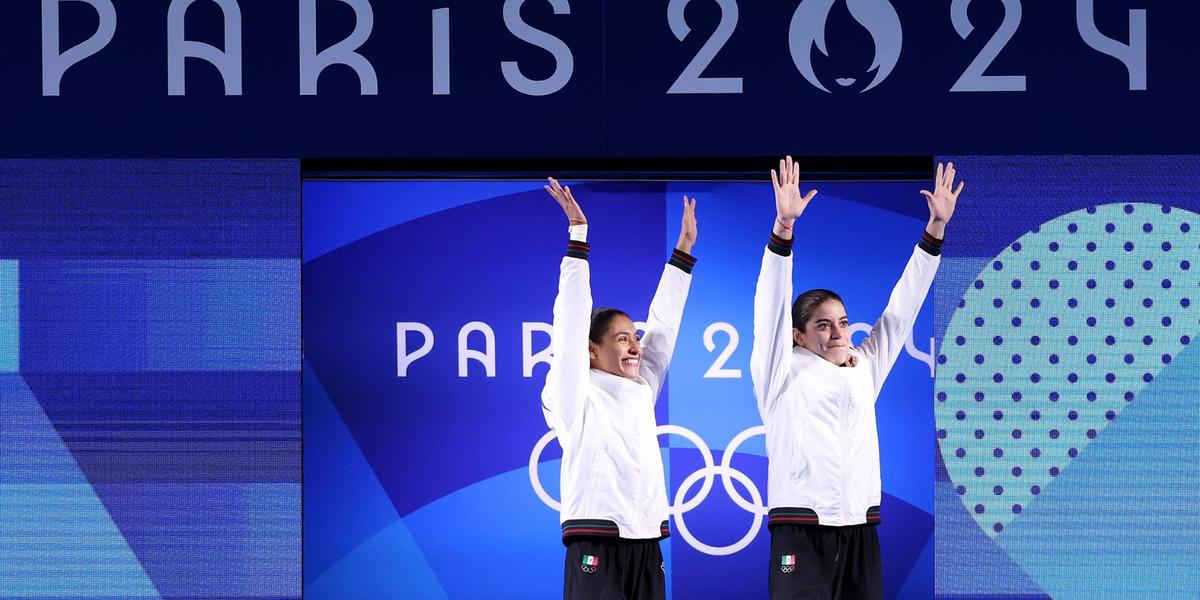 Fagúndez y Orozco antes de participar en Clavados. (Foto: Juegos Olímpicos)