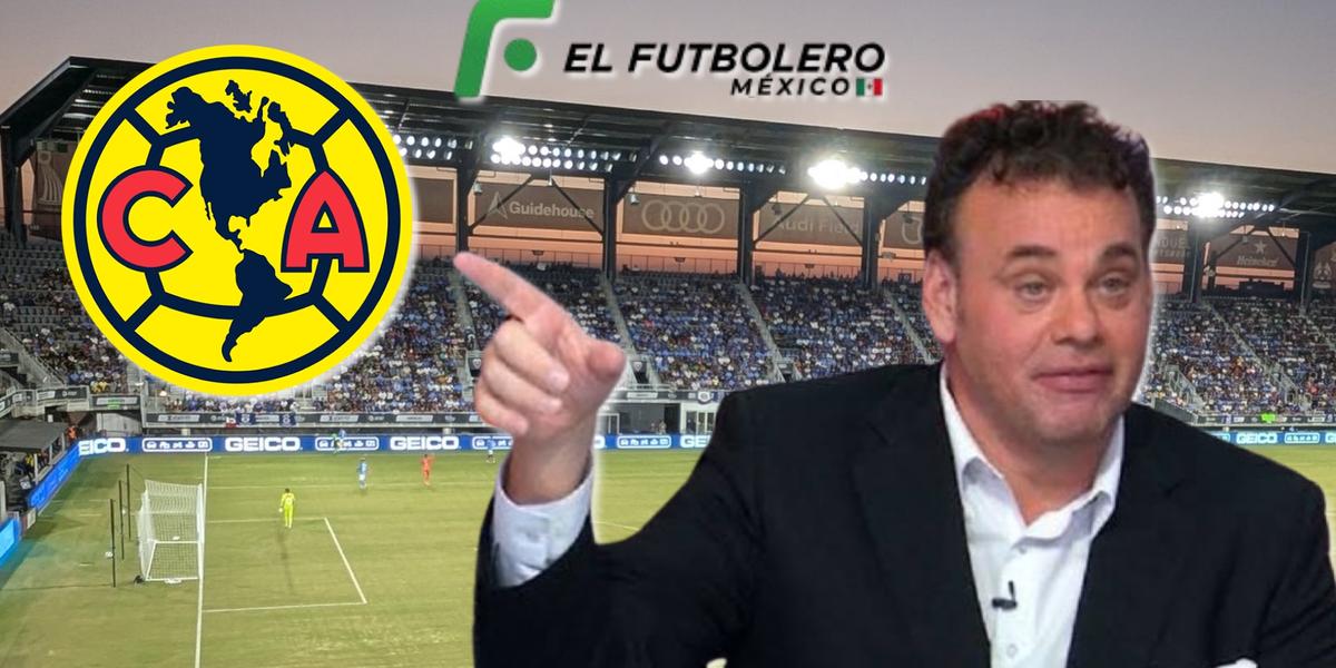 Faitelson promociona a un jugador para el América / Foto: MLS.