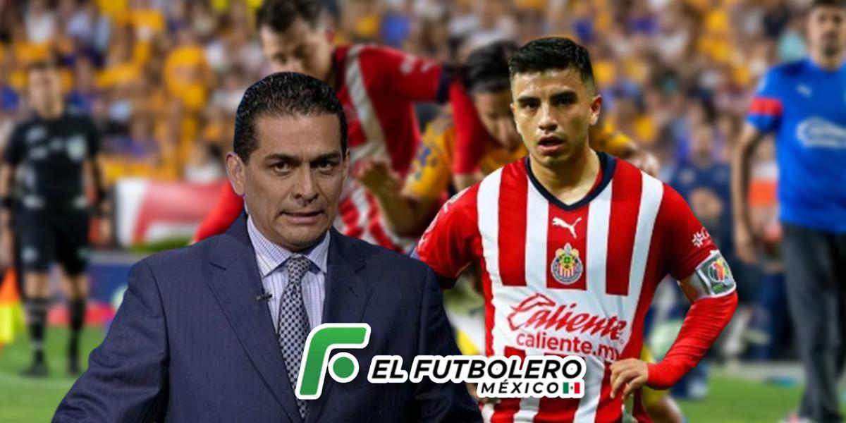 Felipe Ramos Rizo reaccionó a jugada polémica que debió ser a favor de Chivas (Foto: Especial)